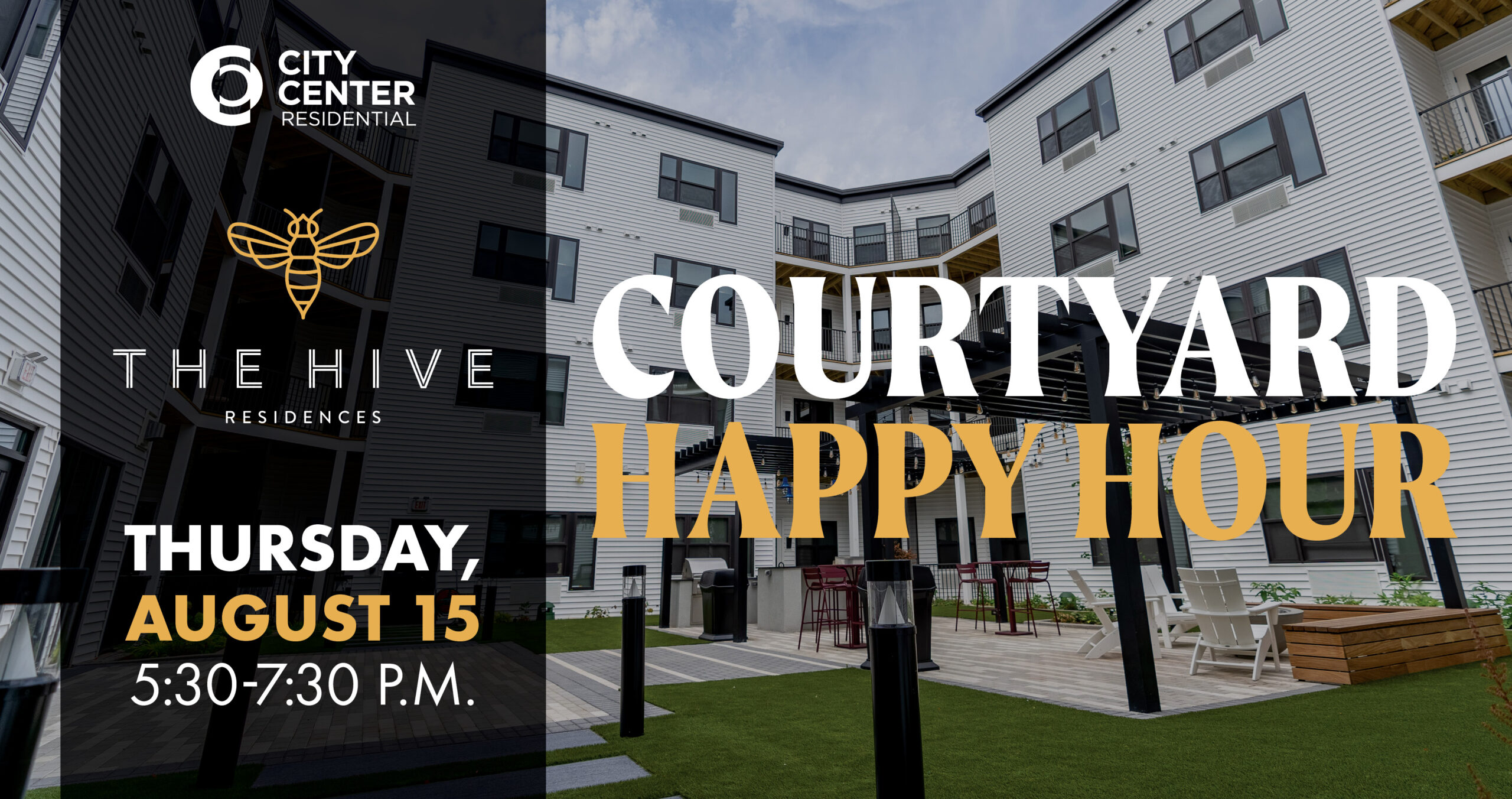 Courtyard Happy Hour at The Hive